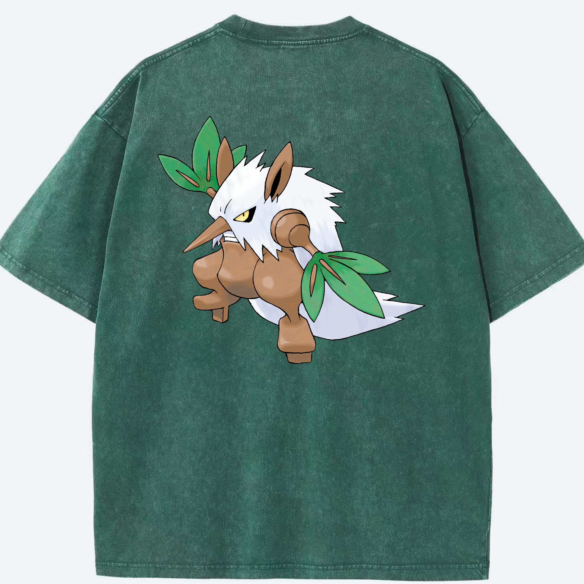（画像用） ポケットモンスター Pokémon 綿100% ヴィンテージ風 半袖Tシャツ（背面プリント）